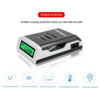 Gambar Taffware Charger Baterai 4 Slot AA AAA Ni-CD Ni-MH with LCD Display - C905W - Hitam dari Usea Official Store Kota Administrasi Jakarta Barat 4 Tokopedia