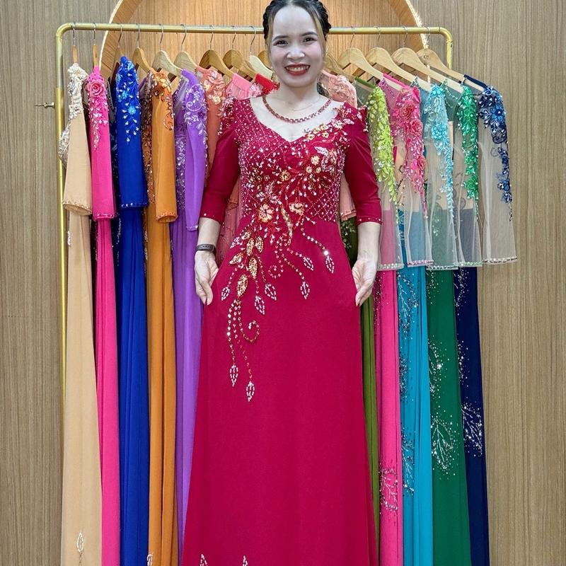 Áo dài dạ hội hàng thiết kế cao cấp 0