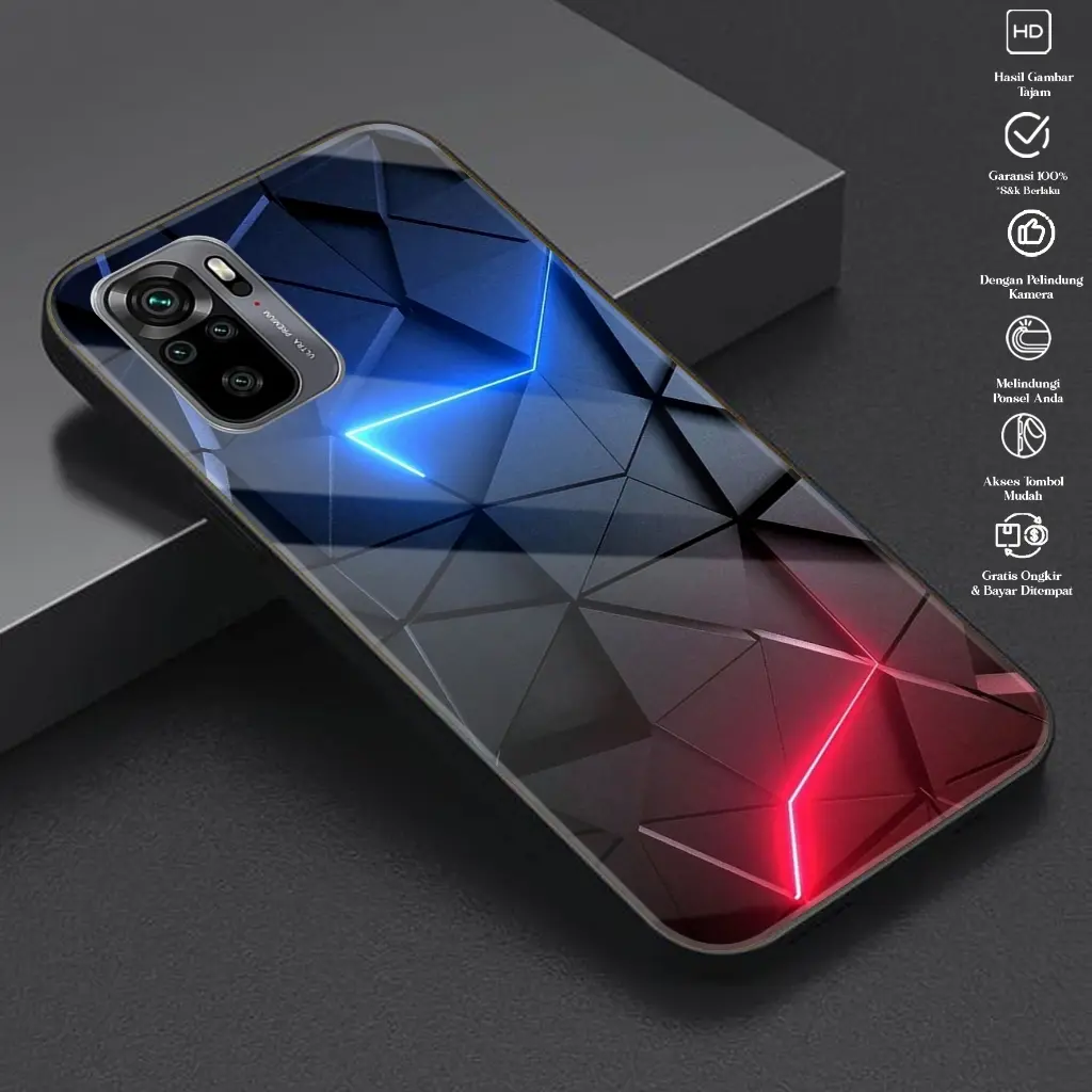 Case Redmi Note 10 / Note 10S / Poco M5S - Casing Hp Redmi Note 10 / Note 10S / Poco M5S - Motif ( LIGHT ) - Silikon Hp XIAOMI REDMI - Softcase Glass Kaca - Case 2D Glossy - Kesing Hp - Hardcase Glossy - Case Terbaru - Cassing - Co