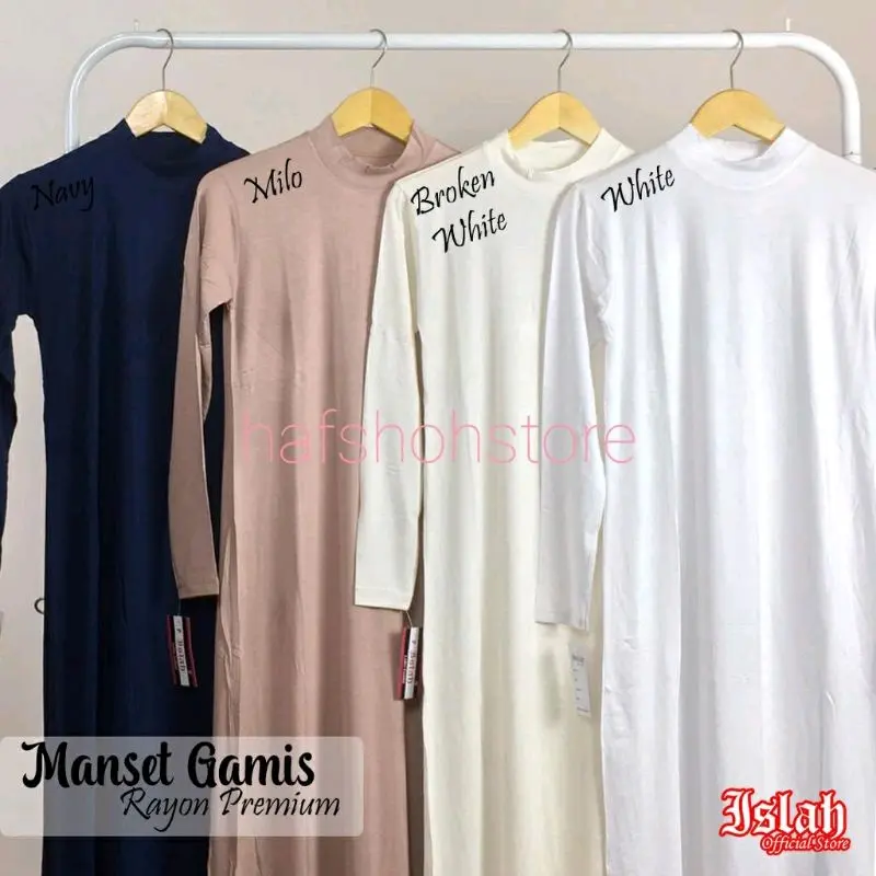 Inner Dress Kaos Premium/Manset Gamis Kaos Premium/Manset Gamis All Size 3
