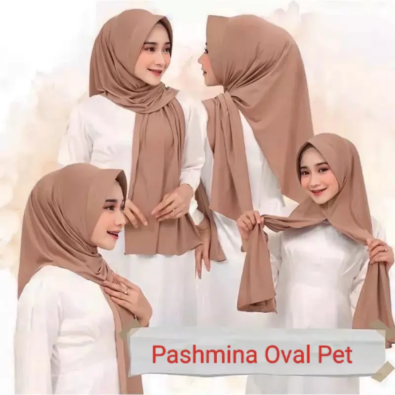 Pashmina Instan Oval Pet Jersey Nilfashion