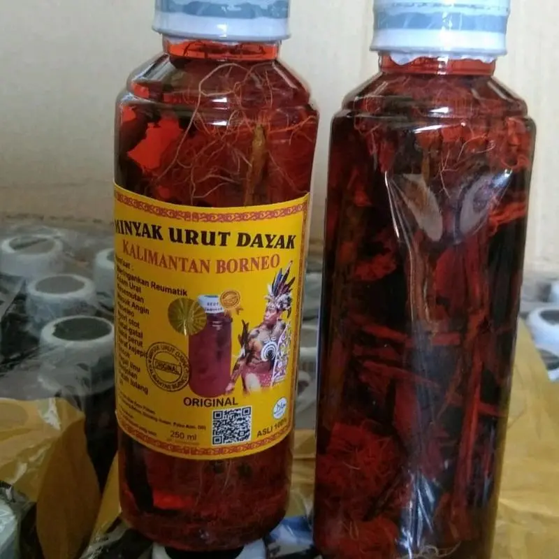 Minyak Urut Pijat Gosok Dayak Asli Kalimantan Perisai Borneo 250ml