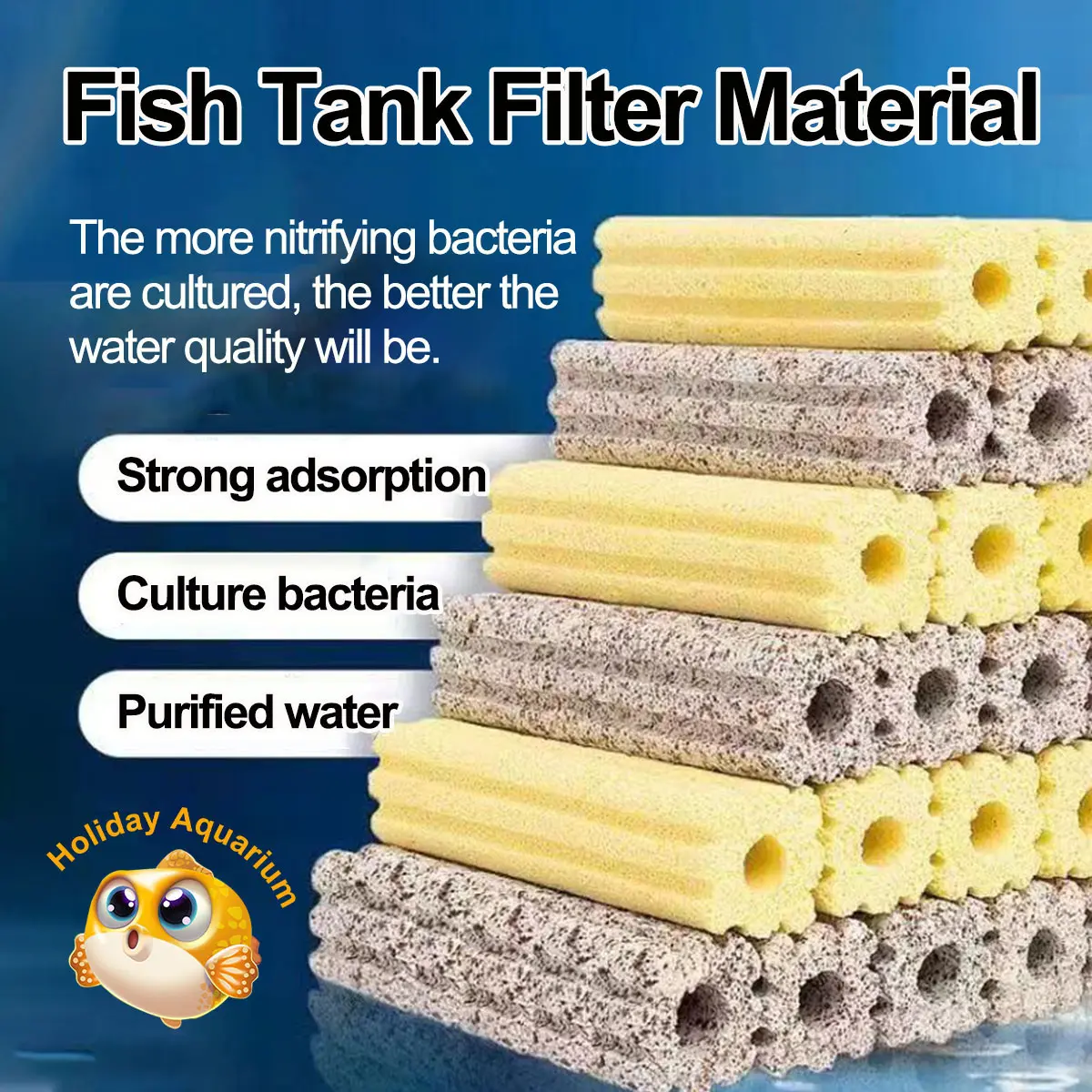 Biological Aquarium Filter Media Pond Filter High Efficiency Bio Filter ...
