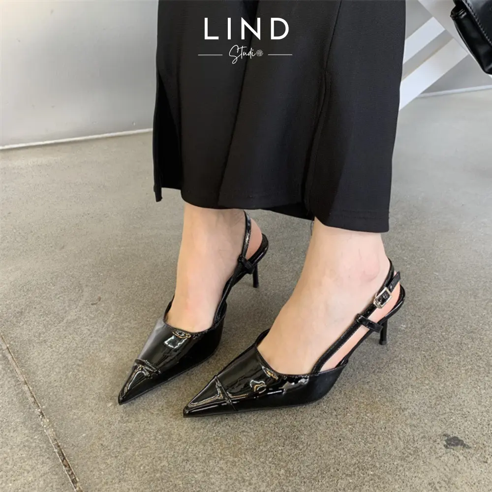 Form to - Giày cao gót mũi nhọn SevenAM - G104 - LinD Shoes DéP giay  7 Nhung Cao Su guoc  xinhsang