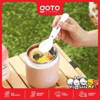 Gambar (Promo Terbatas) Goto [COD] Lulu Thermos Soup Tempat Sup Makanan Tahan Panas Stainless Steel - BLUE dari Goto Living Kota Tangerang 3 Tokopedia