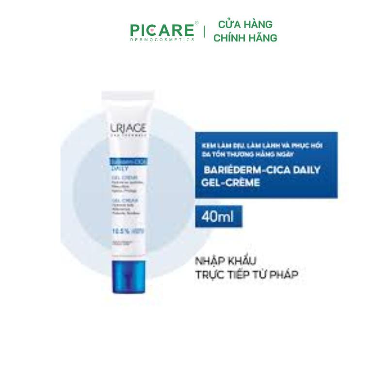 Kem Dưỡng  Làm Dịu, Làm Lành Và Phục Hồi Da Tổn Thương Uriage Bariederm Cica Daily Gel Creme 40ml Làm Đẹp Da Skincare Chăm Sóc Da Nữ