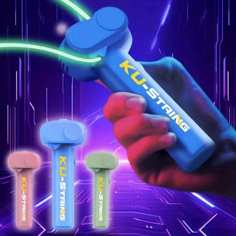 USB Rechargeable Light-Up dark Rope Launcher Toy - Fun Stres - TikTok Shop