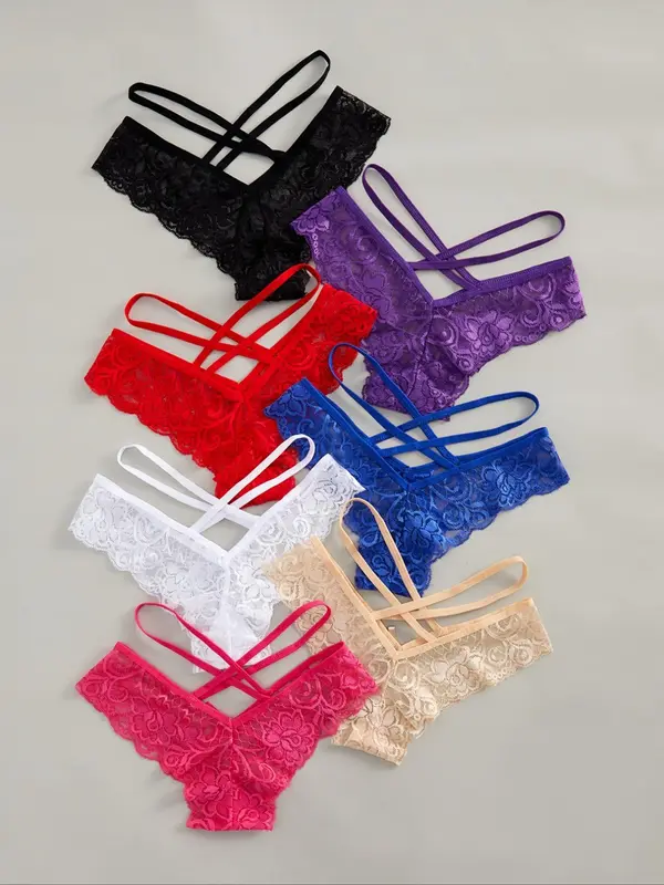 Women's Solid Color Panty, Breathable Comfortable Panty for Daily Wear, Women's Underwear for All Seasons 1