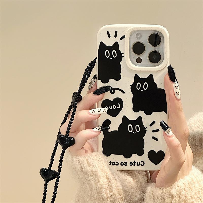 Ốp Điện Thoại, Dành Cho Iphone15pro, 14Promax, Apple 13, 12 / 11, Thiết Kế Vỏ Lúa Mì, Có Thể Dùng Làm Vòng Đeo Tay, 78plus Hoạt Hình 2