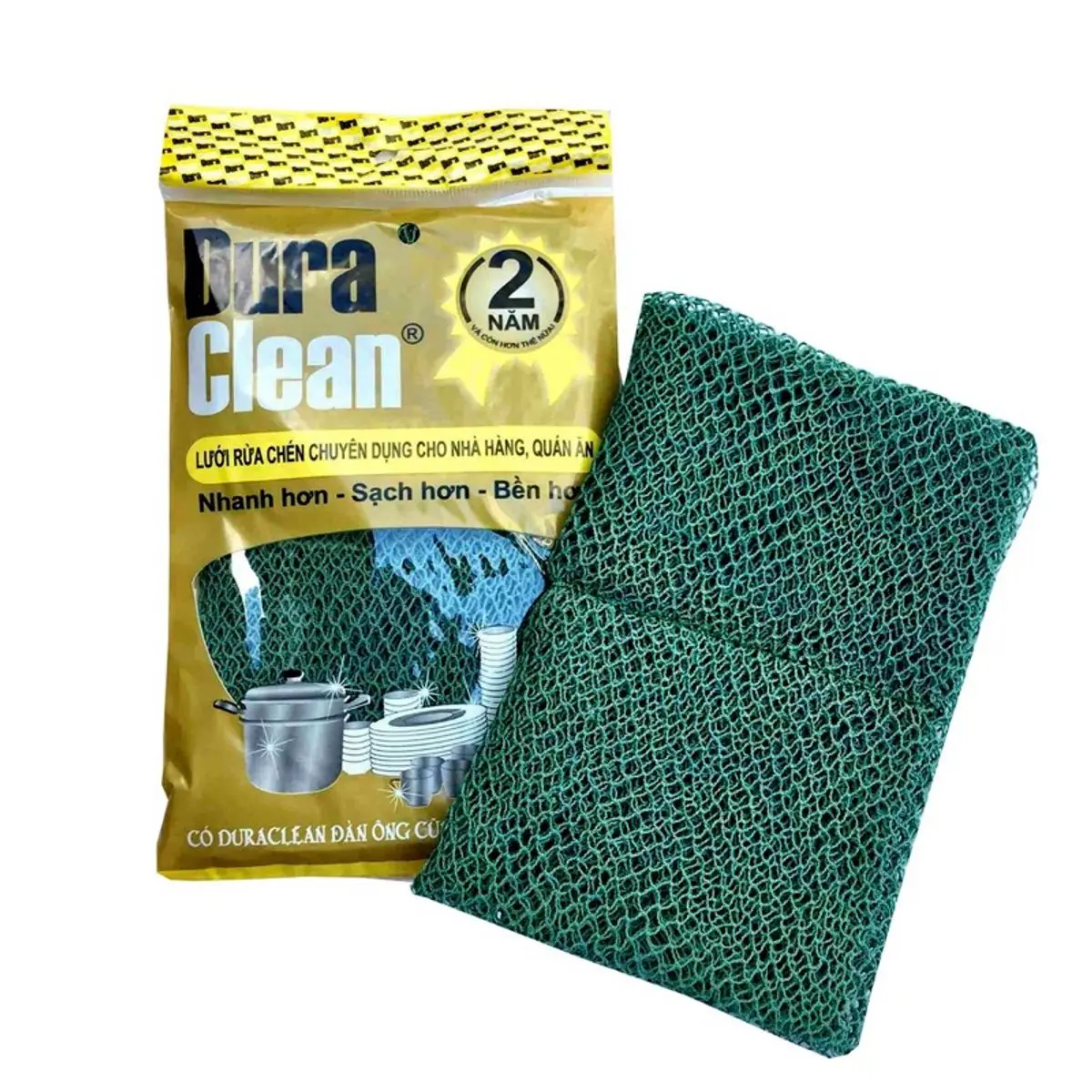 Lưới rửa chén bát DURA CLEAN chuyên dụng cho nhà hàng quán ăn - BỀN ĐẾN 2 NĂM