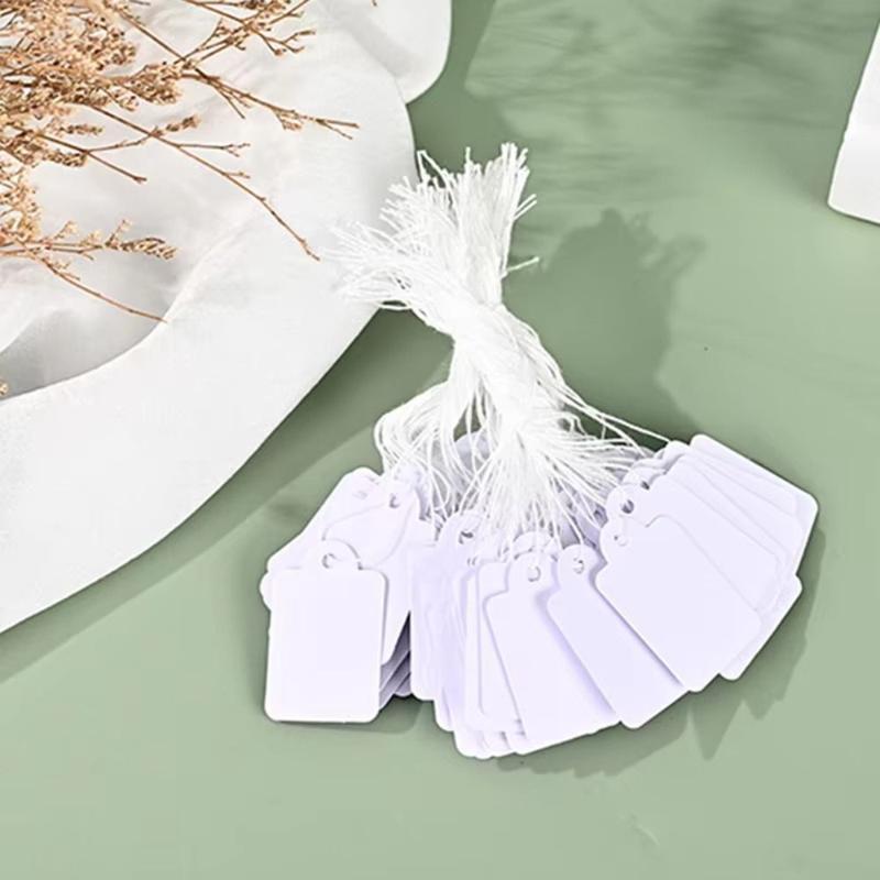 Product Introduction of Nhãn giấy Kraft viết tay hình chữ nhật, 200 chiếc, Nhãn hiển thị giá đeo Dây đeo, Nhãn giá may mặc Thủ Công 18