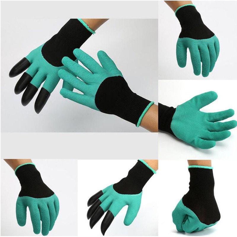 Bộ đôi găng tay làm vườn có móng nhựa ABS hỗ trợ bới đất hiệu quả. 1
