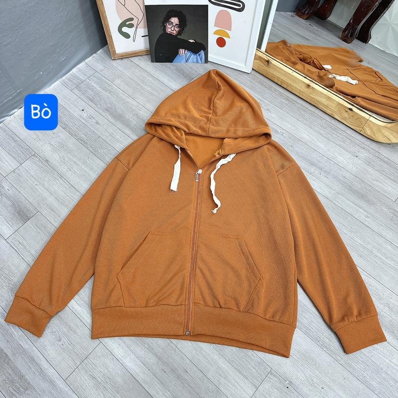 Product Introduction of Áo khoác thun gân bigsize nữ, áo khoác đi nắng vải mịn đẹp chuẩn đậu bigsize -KHOAC2 23