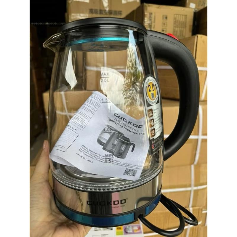 Product Introduction of Ấm Siêu Tốc Thủy Tinh GUGKDD 2.0L Cao Cấp Công Suất 1300W, Thủy Tinh Trong Suốt Cường Lực Đèn Led Tự Ngắt Khi Sôi 10