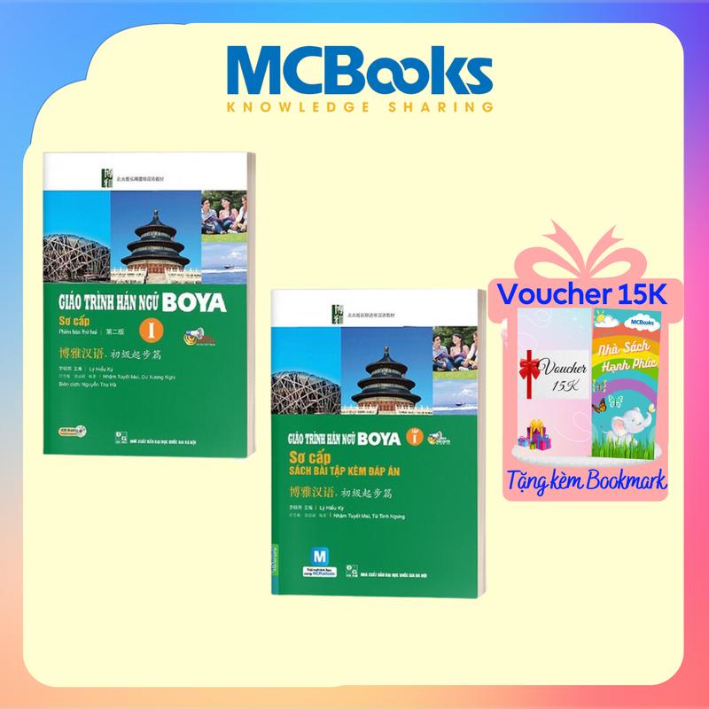 Sách - Combo Trọn Bộ Giáo Trình Hán Ngữ Boya Sơ Cấp 1 + Sách Bài Tập Kèm Đáp Án ( Lẻ Tùy Chọn )