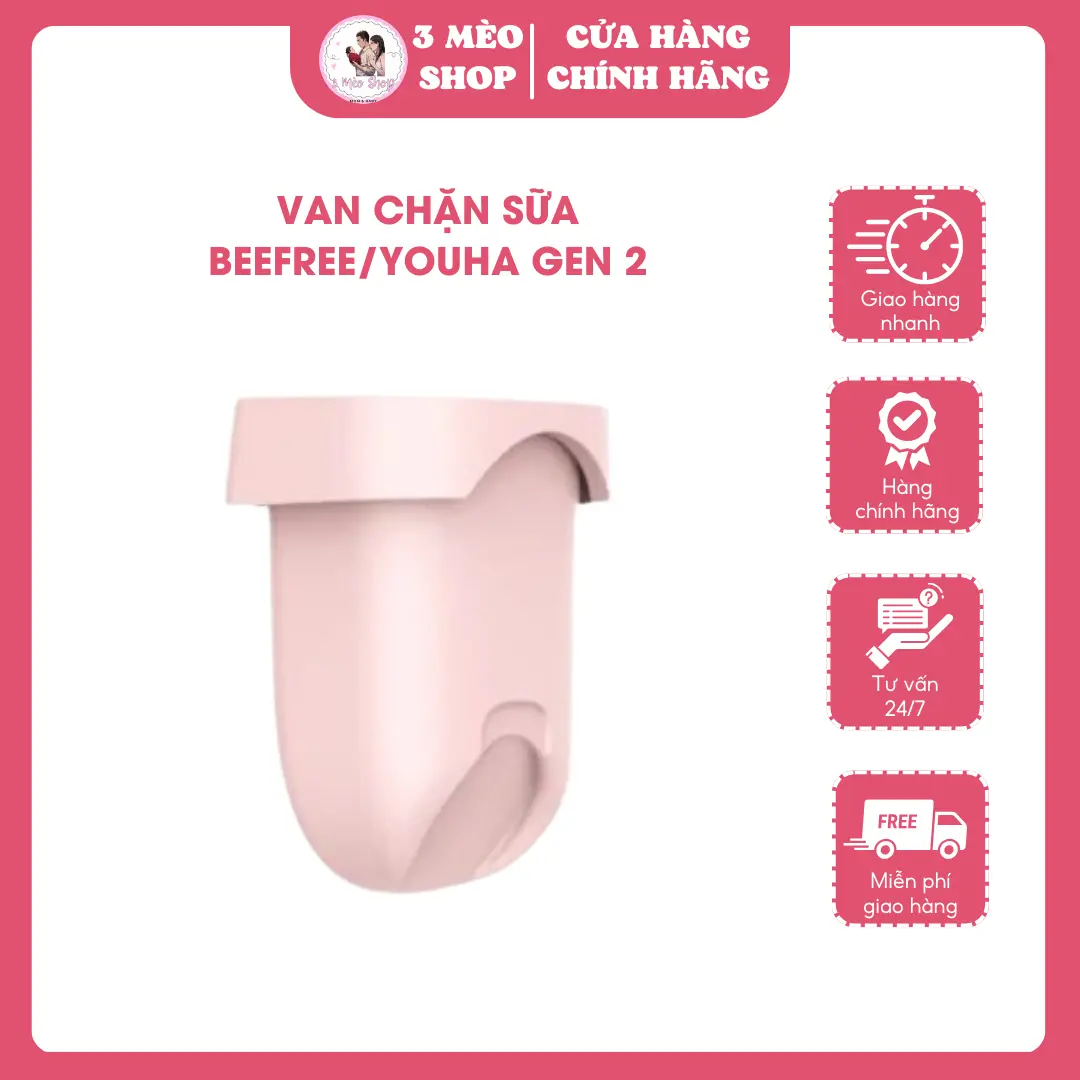 (CHÍNH HÃNG) VAN CHẶN SỮA BEEFREE/YOUHA GEN 2 Voi Hút Sữa