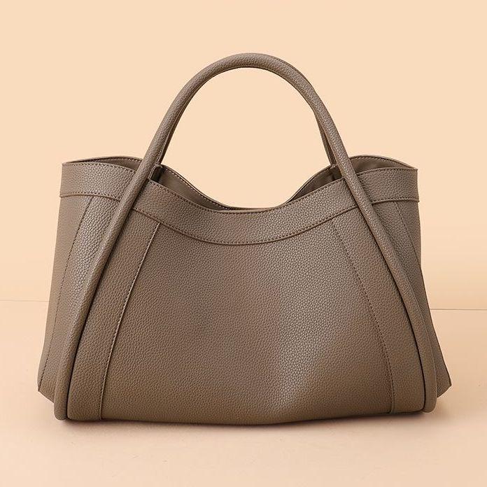 Big Lady Big Bag Women's Large Capacity Exquisite Shoulder Bag High Sense Special-Interest Design Crossbody Commuter Tote 1