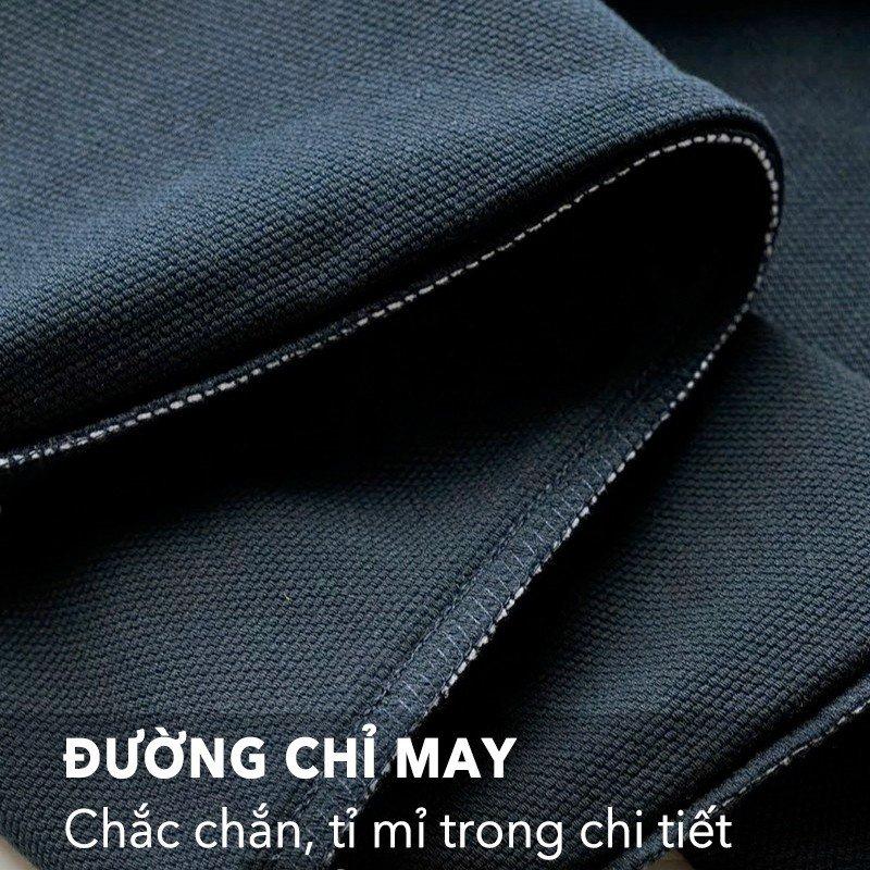 Bộ Nỉ Nam thể thao dài tay cổ tròn dáng ôm chất Da Cá dày dặn chạy viền- JUMIGO 6