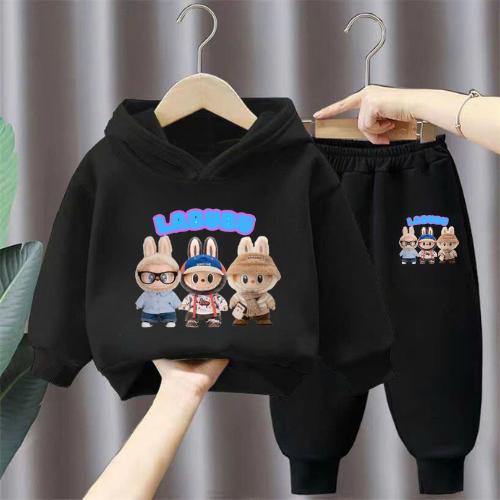 Set bộ nỉ in hình LABUBU 5D sắc nét, phom dáng đẹp cho bé trai, bé gái từ 6-30kg 0