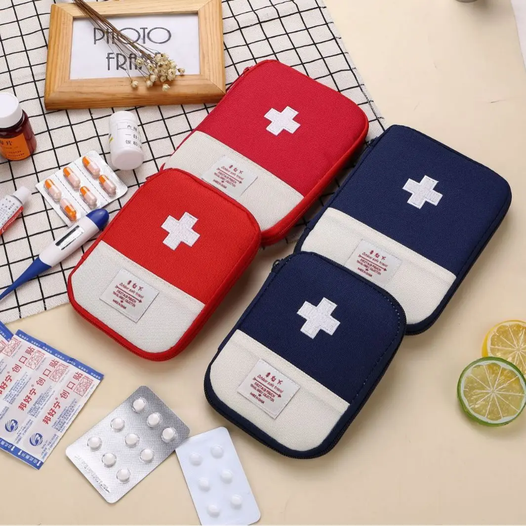 Transparent Medicine Organizer - Portable Medical Pouch With Clear Compartments, Travel & Home First Aid Kit For Pills/Emergency Supplies, Compact Medicine Storage Bag ATK basketball wrapping
