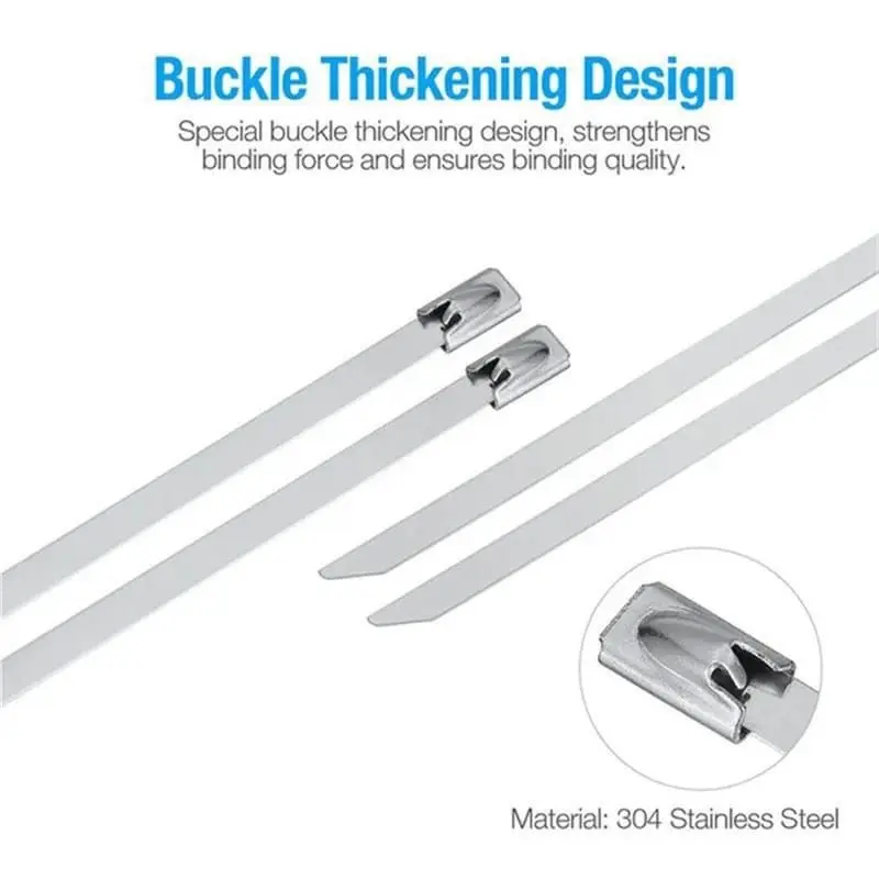 Kabel Ties Stainless Anti Karat 4.6MM/Cable Ties Stainless Dengan Berbagai Macam Ukuran/ harga per 5pcs 4