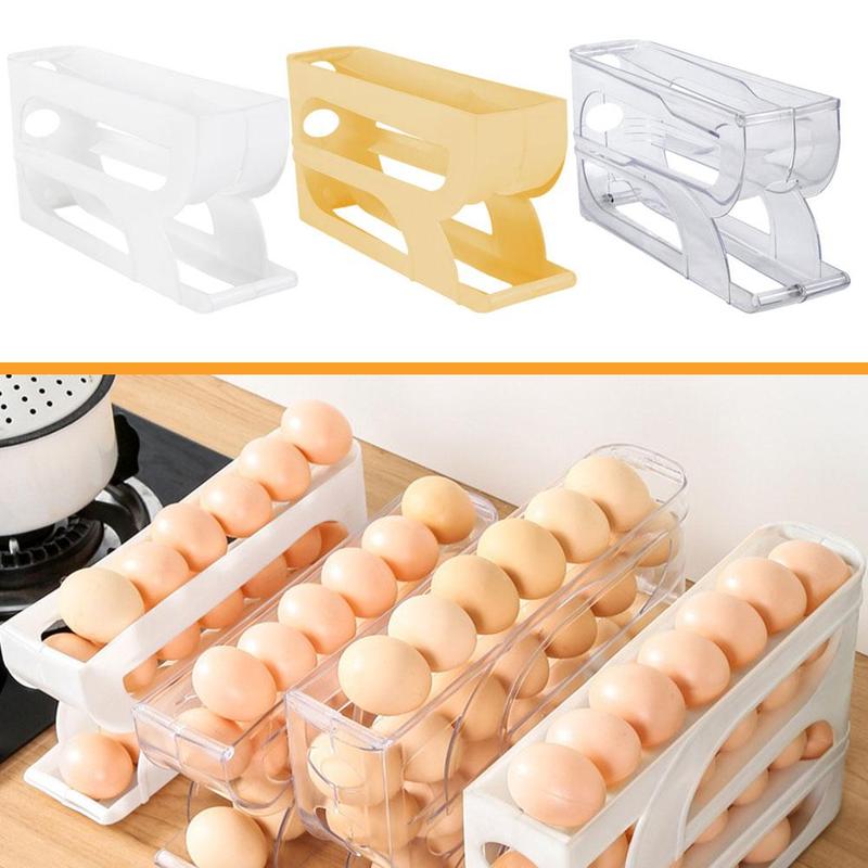 Hộp Bảo Quản Trứng Tủ Lạnh, 3 Tầng, Tiết Kiệm Không Gian Hơn, Hộp Đựng Trứng, Thích Hợp Cho Nhà Bếp, X0P8 3