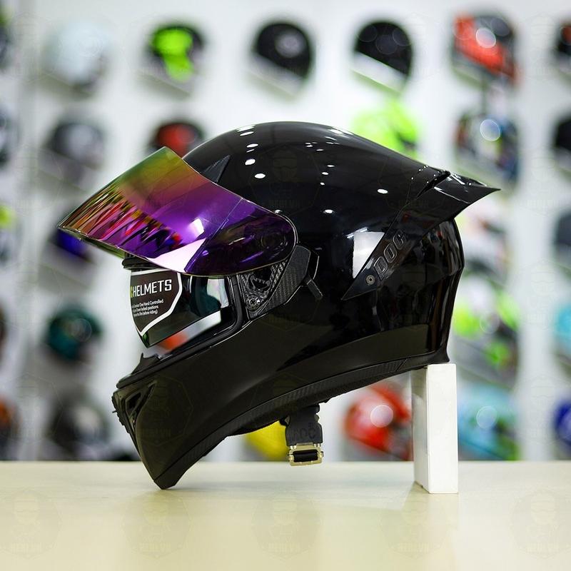 Mũ Bảo Hiểm Fullface 2 Kính ROC 05 Cao Cấp Chính Hãng - Bảo Hành 12 Tháng Tại Nhà Sản Xuất, Tặng Kèm Túi Đựng Nón Helmet