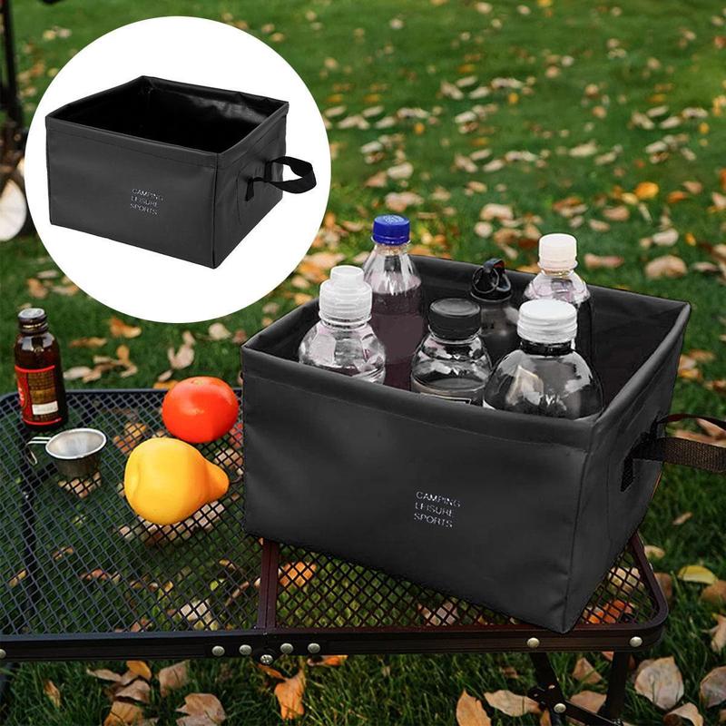 Folding Cloth Bucket Outdoor SupplySquare 13L Portable Wash Basin ...