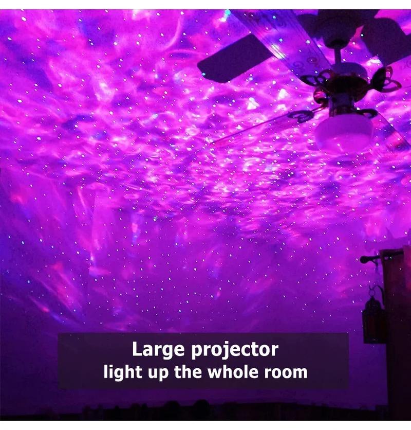 Product Introduction of New LED starry galaxy Projector Night Light child gift USB Bluetooth player music star nightlight colorful Projector Night Lamp 13