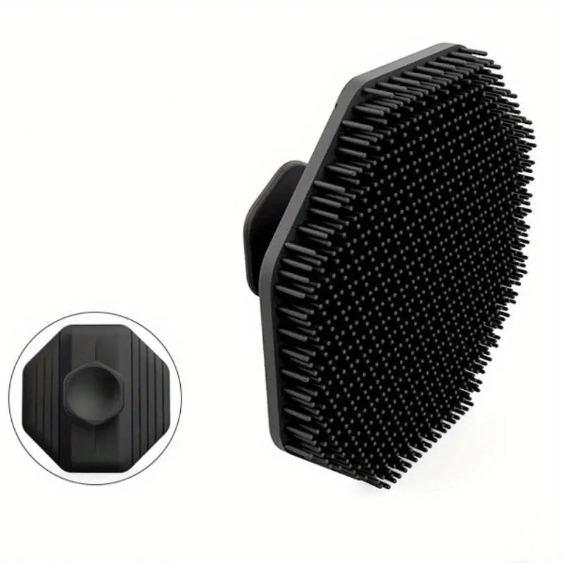 Bàn Chải Rửa Mặt Silicon Mềm, [KK Face], Để Loại Bỏ Mụn Đầu Đen, Thích Hợp Để Trang Điểm Và Tóc, Làm Sạch Lỗ Chân Lông, Mát Xa Và Làm Sạch Da Mặt, 1 Cái 7