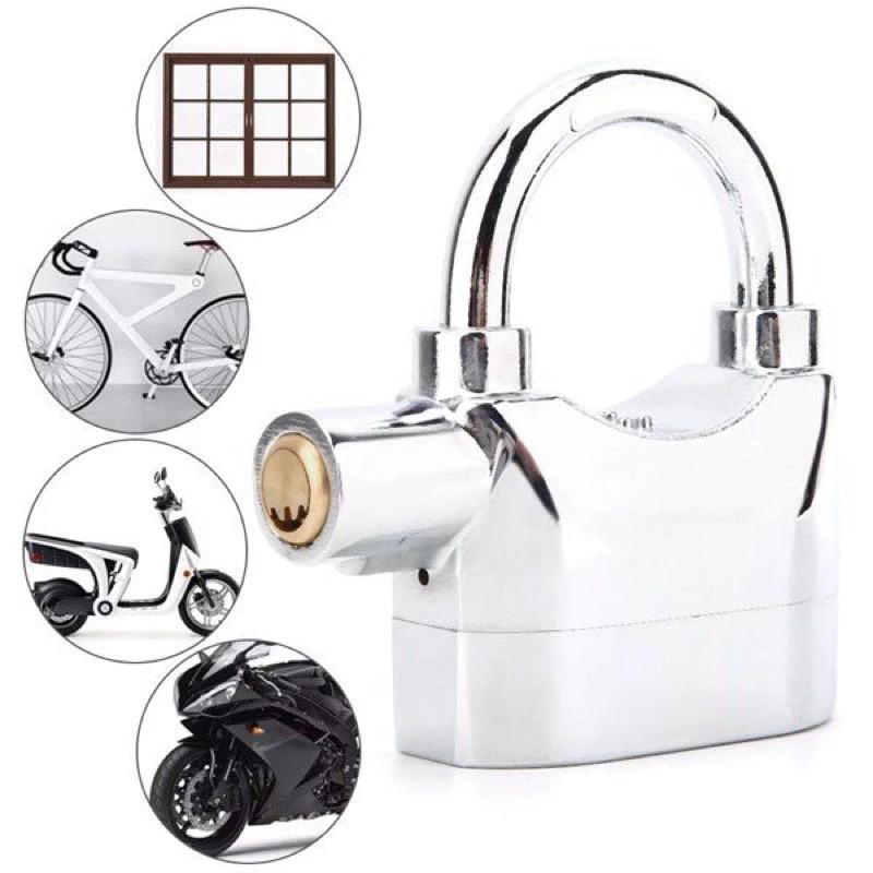 [CẢI TIẾN CHẤT LƯỢNG] Ổ khoá hú làm bằng thép hợp kim nhôm, ổ khóa chống trộm nhà, ổ khóa báo động chống trộm,khóa hú báo động, khóa cổng, khóa nhà, khóa xe, khóa bảo vệ an toàn tài sản,...