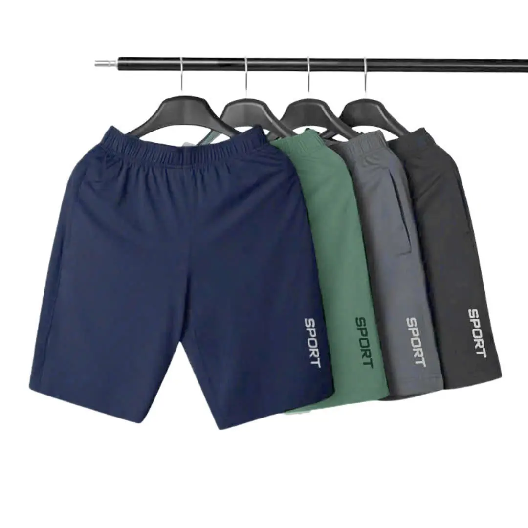 COMBO 4 quần short nam siêu rẻ đẹp, logo Sport ép nhiệt kiểu dáng thể thao, mặc nhà mặc đi chơi có đủ size M-3XL