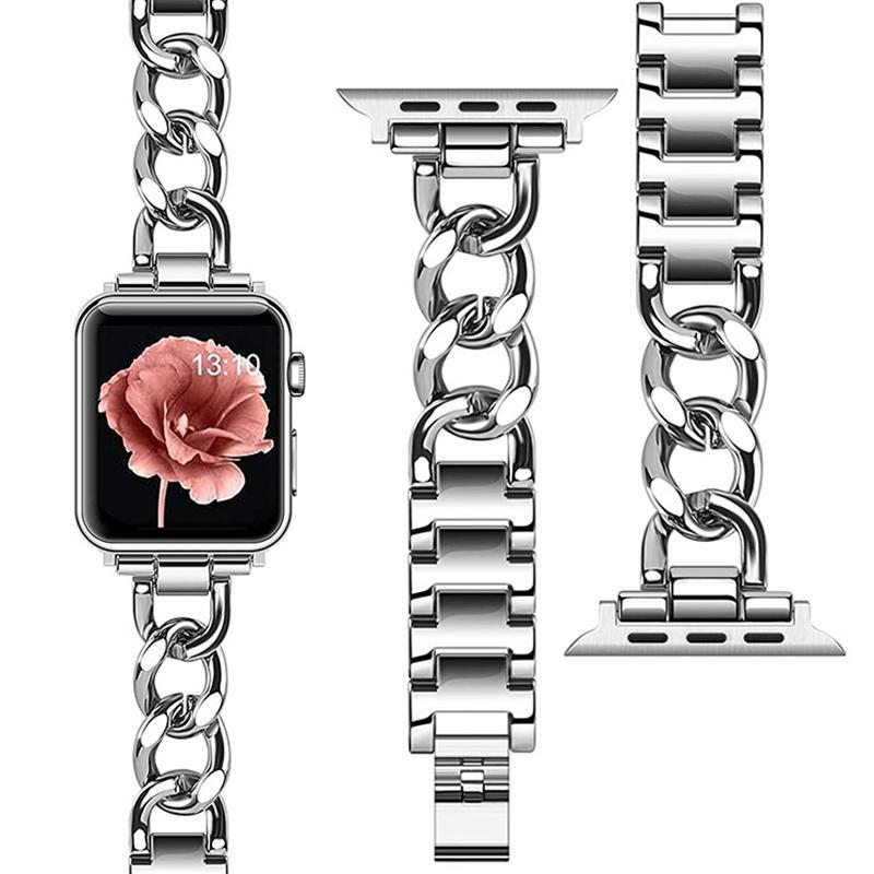 Watch Band, 1 Count Adjustable Length Replacement Straps with Anti-dropping Damping Strip, Smart Watch Bands Compatible with Ultra SE 8 7 6 5 4 3 2 1 Series 5
