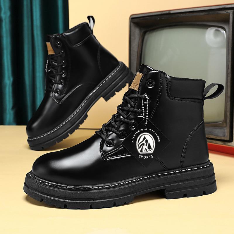 Product Introduction of Boot Martin, Dành Cho Nam Giới, 48 Cực Lớn (47 Ngoại Cỡ), Phong Cách Anh Quốc Mới, Bốt Màu Vàng Lớn, Mùa Thu Năm 2024 4