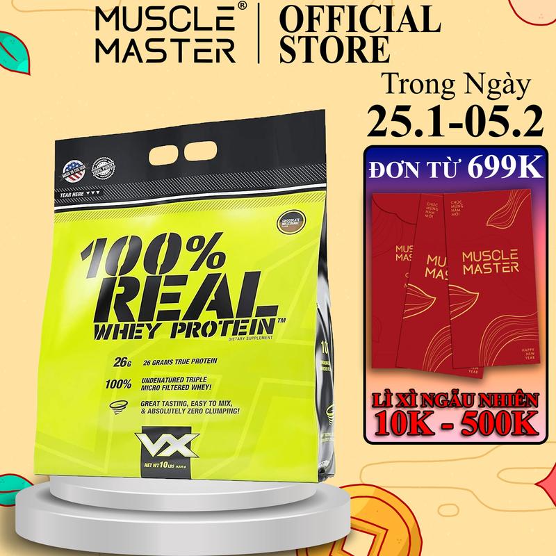 [TẶNG BÌNH] Bột Cung Cấp Protein VitaXtrong REAL WHEY 2LBS