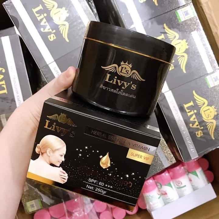 Kem Dưỡng Trắng Da Body Livy Thái Lan 250g - Màu Đen