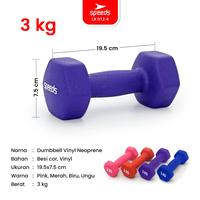 Gambar SPEEDS Dumbell Barbel Mini Angkat Beban Latihan Otot Barbel Wanita Neoprene-Alat Fitnes Cewek Vinyl Otot 012-4 - 1KG BIRU dari Calary Toys Kota Surabaya 2 Tokopedia