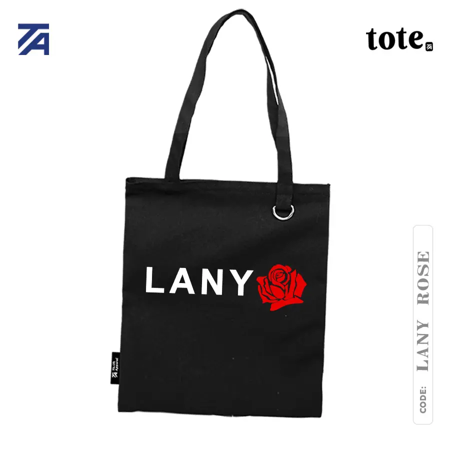 LANY トートバッグ LANY トートバッグ 新色追加】ナイロン レザーハンドル シンプル ミニ