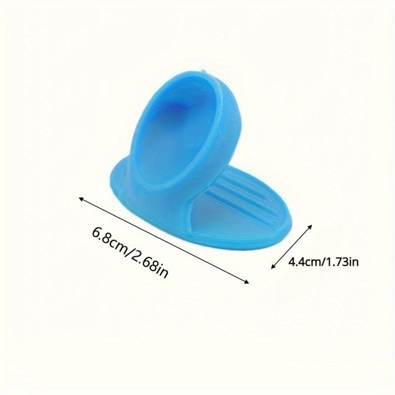 Product Introduction of Random Color Silicone Pot Handle Cover, 6 Counts/set Heat Resistant Pot Handle Holder, Kitchen Gadgets for Oven & Microwave 1
