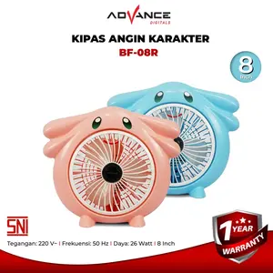 Kipas Angin Karakter Lucu Advance BF-08 Garansi Resmi Advance