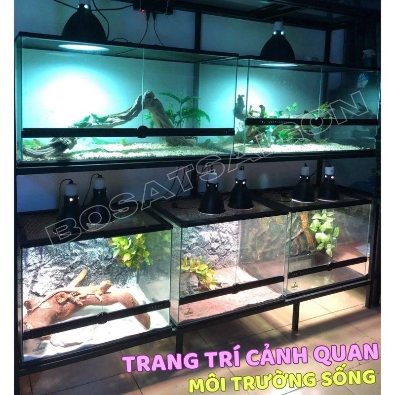 YL-09 CHUỒNG KÍNH LẮP GHÉP LỚN 90CM CAO CẤP  BÒ SÁT THÚ CƯNG BỂ HỒ RÙA RỒNG ÚC TRĂN RẮN NGUYÊN SIU 8