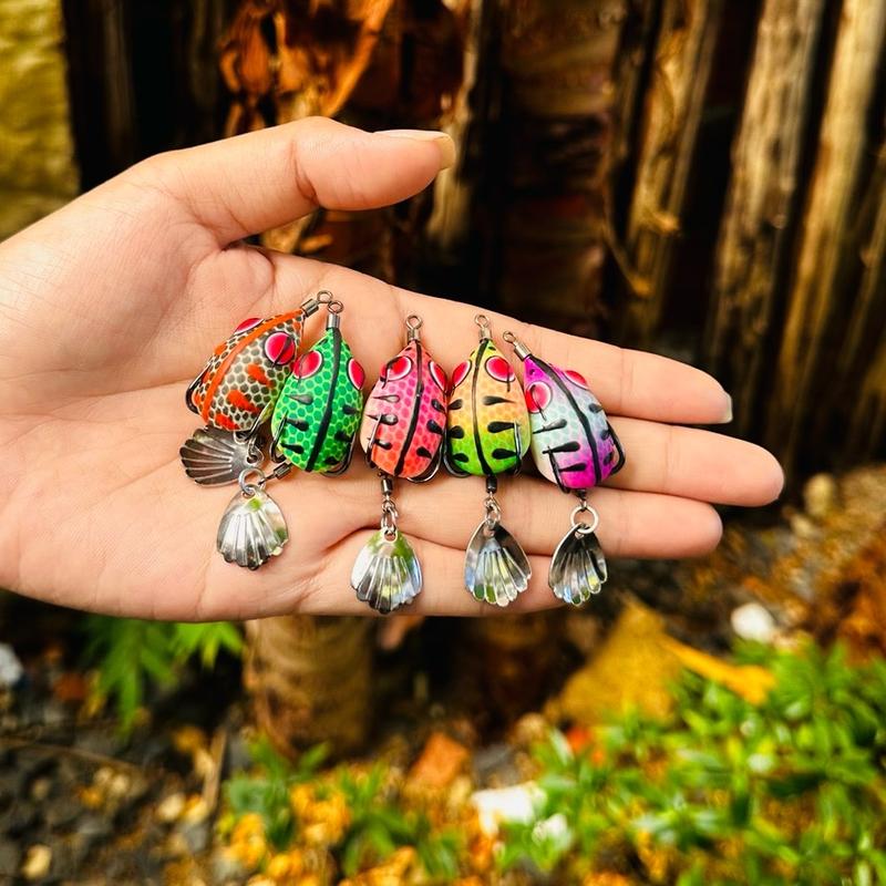 Nếu mua 2 con tặng 1 con - Nhái hơi mini dài 2.7cm 6gam chuyên bú bình nhạy cá - Còn mua 1 con tặng 5 khóa Lure - Fishing câu cá