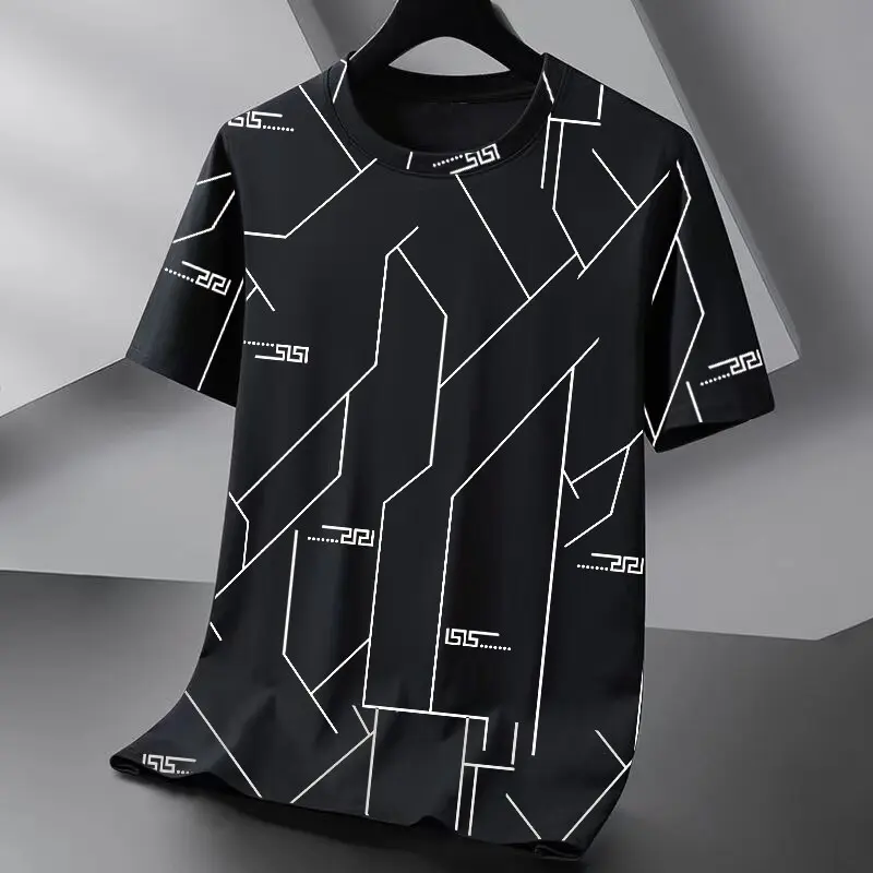 Men's 2025 New Short sleeved T-shirt Men's T-shirt
