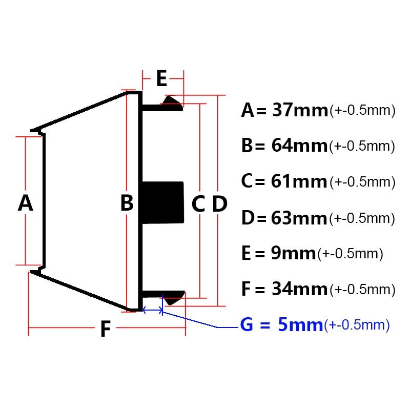 Product Introduction of Style Cars 4PCS 64mm Sport Car Wheel Center Cap For VOLK RACING RAYS TE37 CE28 RE30 ZE40 TYPE B Rims 1