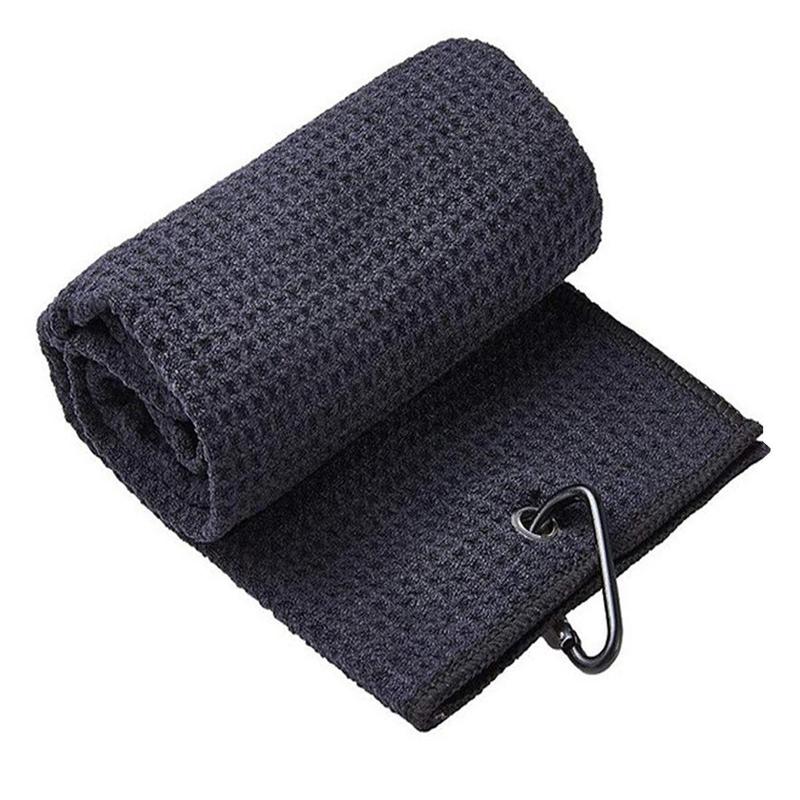 Product Introduction of Golf Towel Waffle Pattern With Hook Cleaning Towels Microfiber Soft Enduring Quick-Dry Cleans Clubs Balls Hands 11