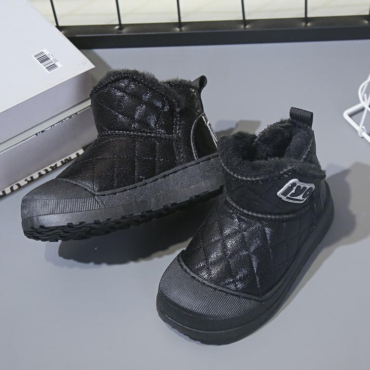 Product Introduction of JINTOHO Kids Winter Shoes Outdoor Warm Fur Boots Fashion Waterproof Girls Boots 27