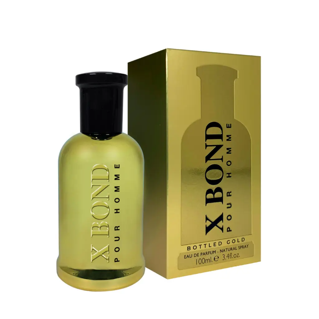 Louis Olivier X Bond Gold 100ml for Men | Amber, Vanilla, Musk, Plum