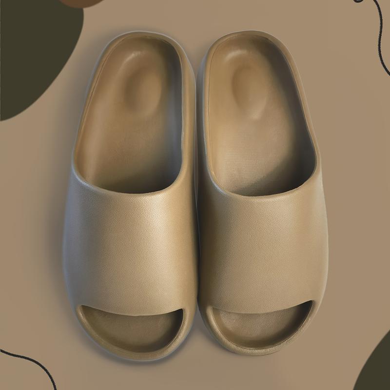 Comfortable Soft Sole Slide Women - Breathable EVA Upper, Non-Outsole, Open Toe Design, Solid Color, Lightweight, Easy-On Style - Perfect Indoor Outdoor Use Girl Shoe slippers  for  women 7