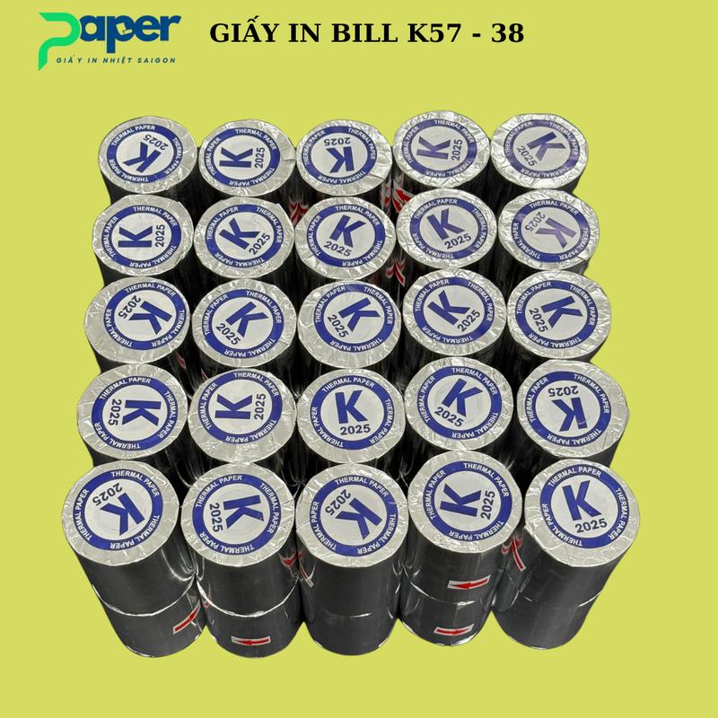  Thùng 50 Cuộn Giấy In Bill K57-38 Cho Máy POS Cầm Tay - Giá Sỉ Cực Rẻ Trên TikTok Shop! 