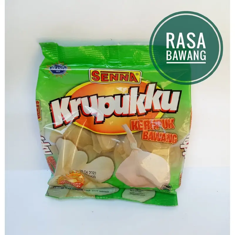 Senna Krupukku Krupuk Udang 200gr (Rasa Bawang/Ikan/Udang) 3